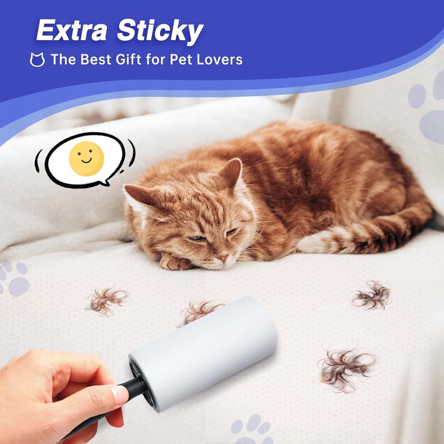Extra Sticky Lint Rollers For Pet Hair - Little Pretty Paws