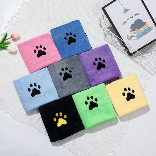 Super Quick Dog Drying Bath Towel - Little Pretty Paws