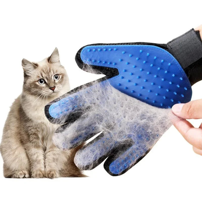 Remarkable Pet Hair Removal Brush Gloves - Little Pretty Paws