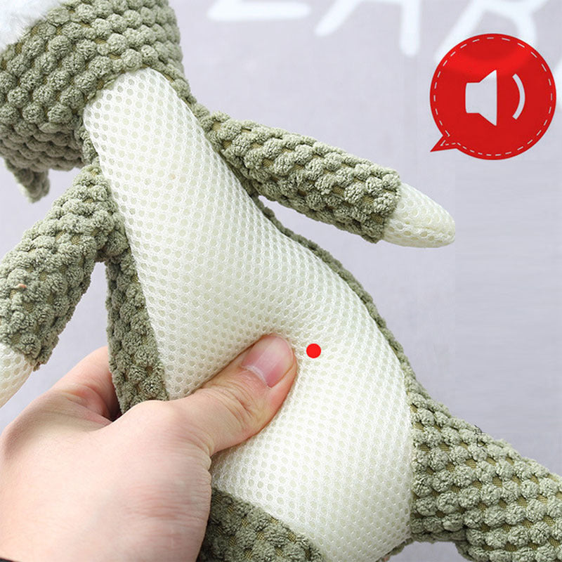 Plush Cartoon Puppy Dog Squeak Toy - Little Pretty Paws