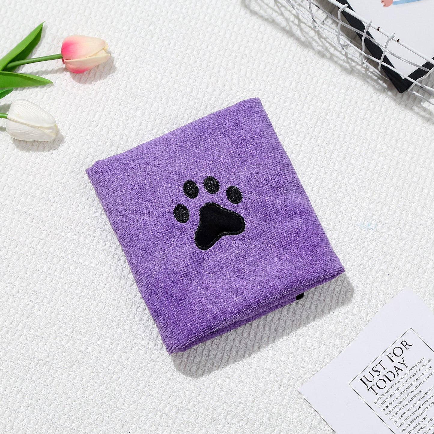Super Quick Dog Drying Bath Towel - Little Pretty Paws