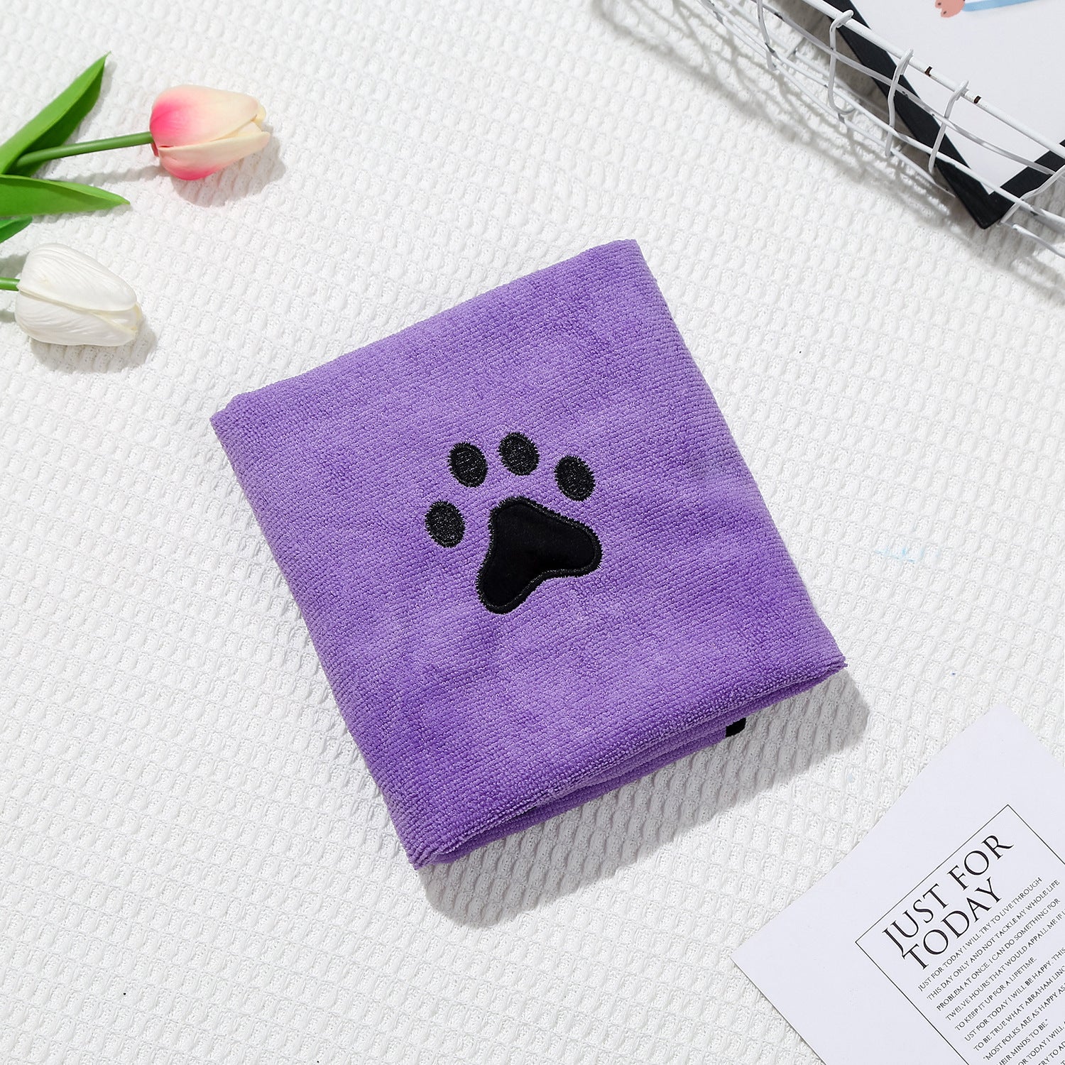 Super Quick Dog Drying Bath Towel - Little Pretty Paws