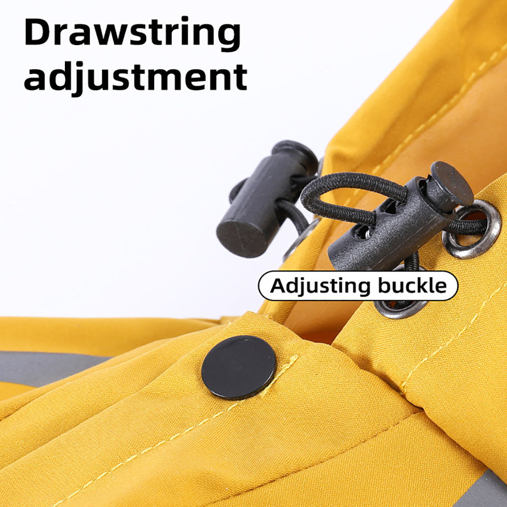 Waterproof Reflective Dog Rain Jacket With Hood - Little Pretty Paws
